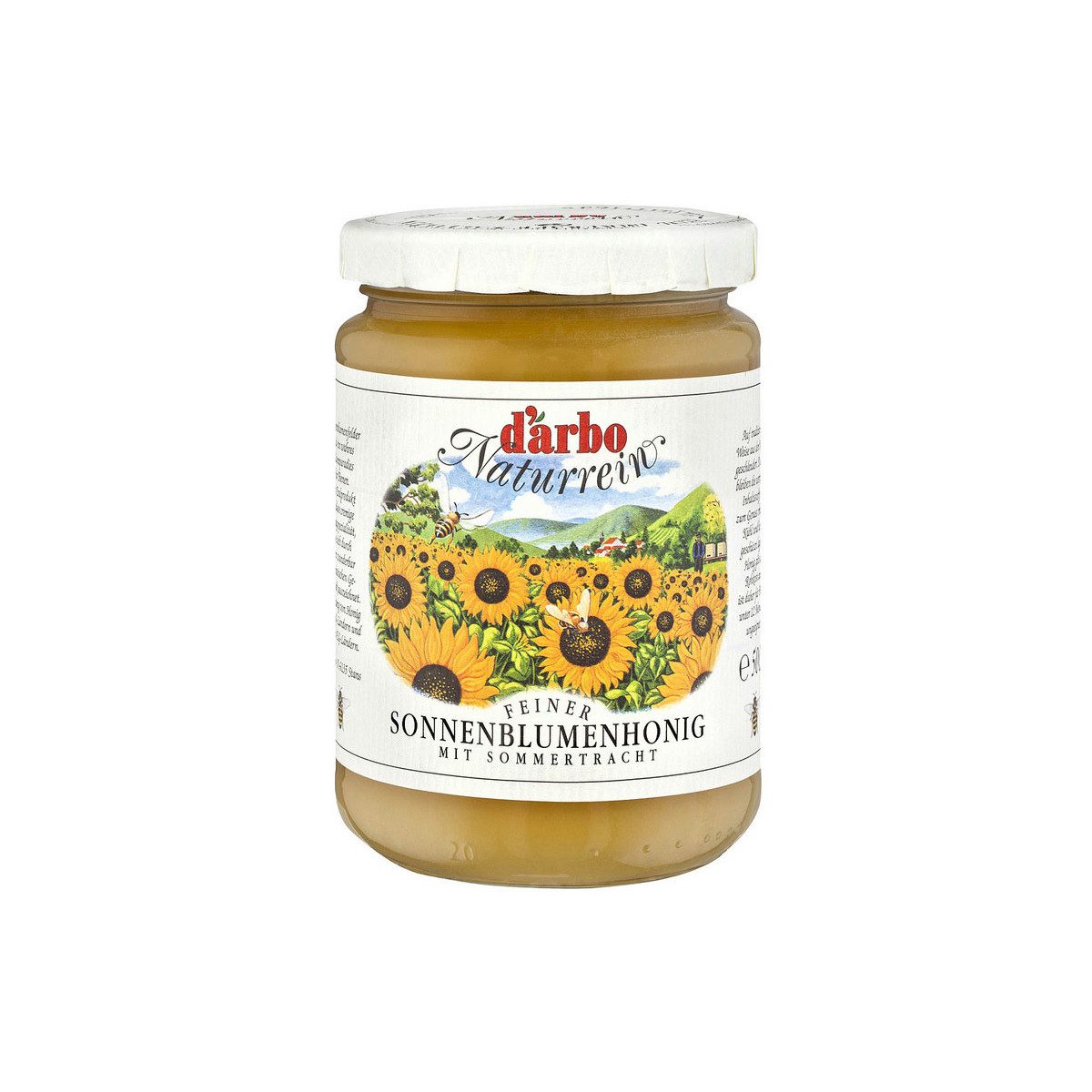 darbo Fruchtaufstrich, Darbo Sonnenblumenhonig Naturrein cremiger Brotaufstrich 500g