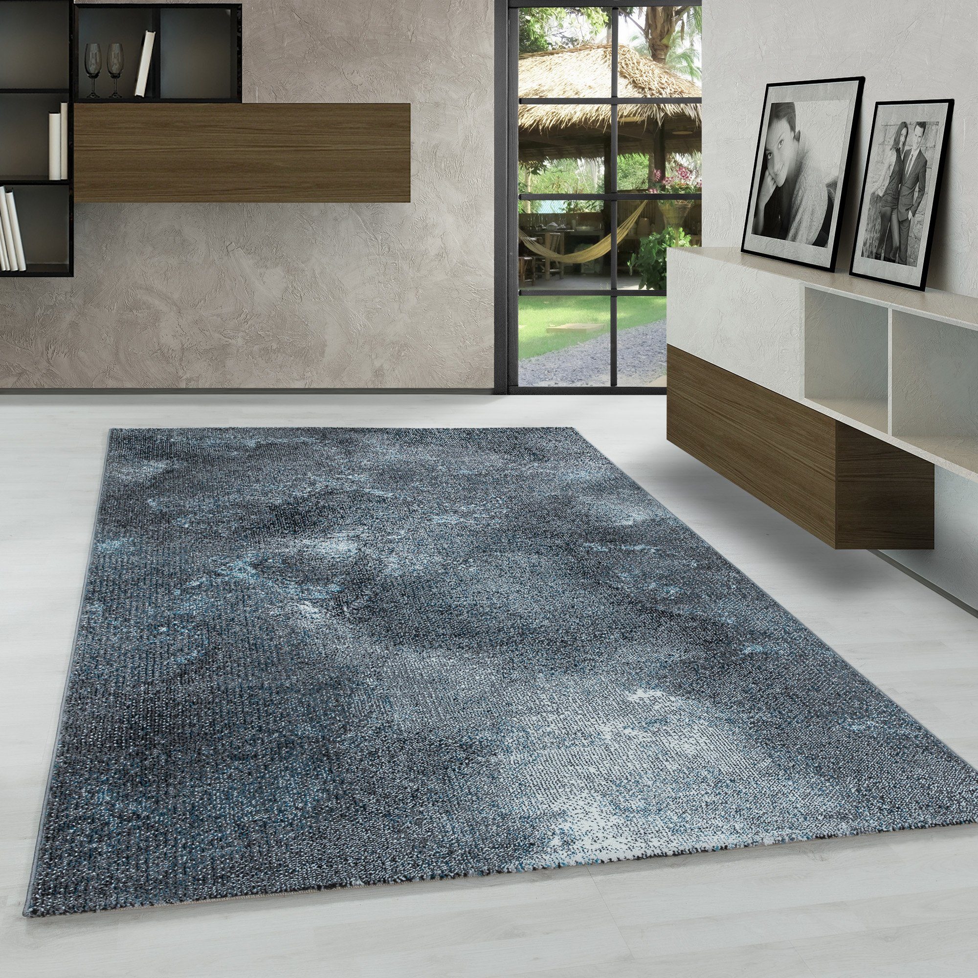 Designteppich Ombre Design, Carpetsale24, Läufer, Höhe: 8 mm, Teppich  Wohnzimmer