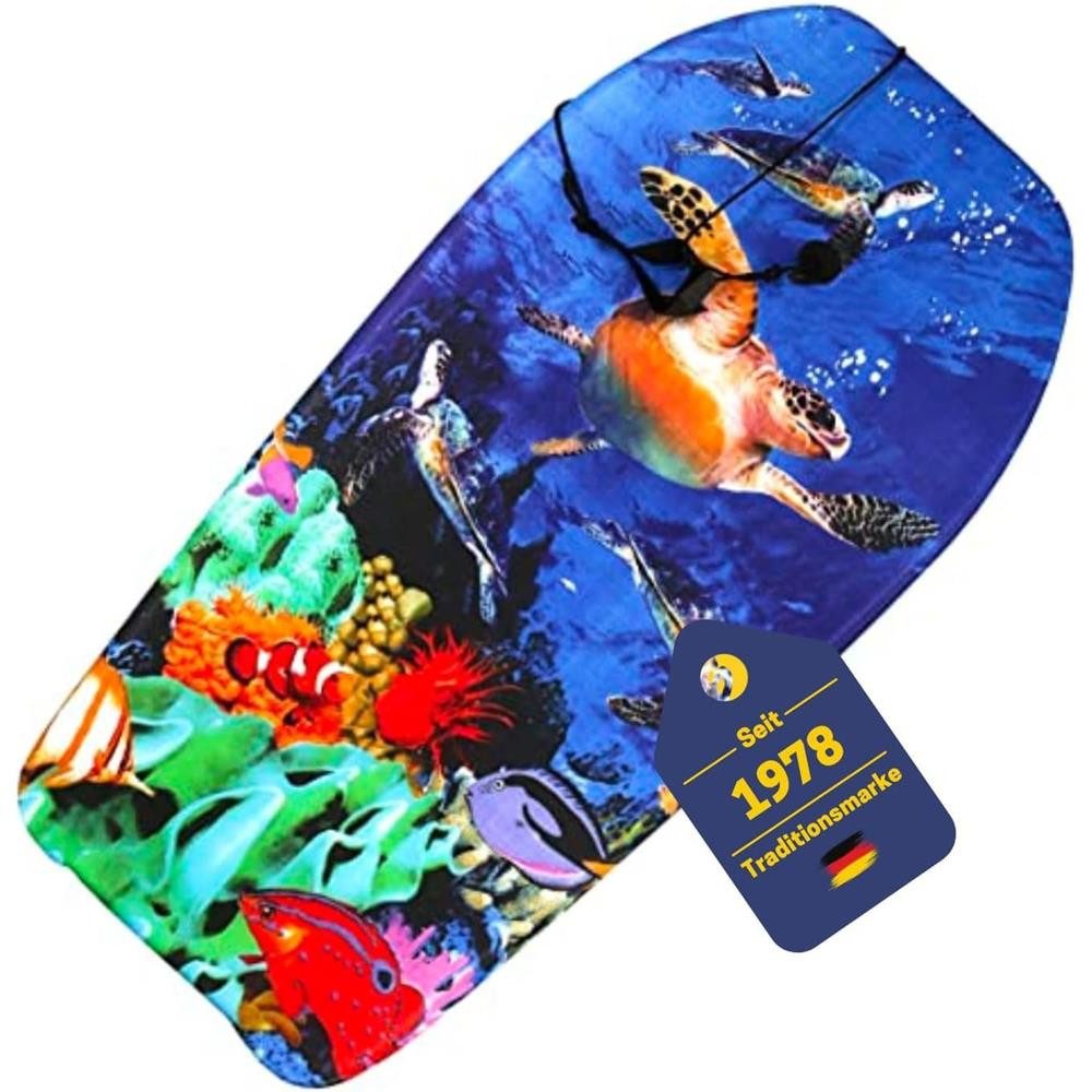 Best Sporting Bodyboard Kinder Schildkröte, Kinder-Surfbrett, 92 cm, Maximale Belastbarkeit bis 75 kg