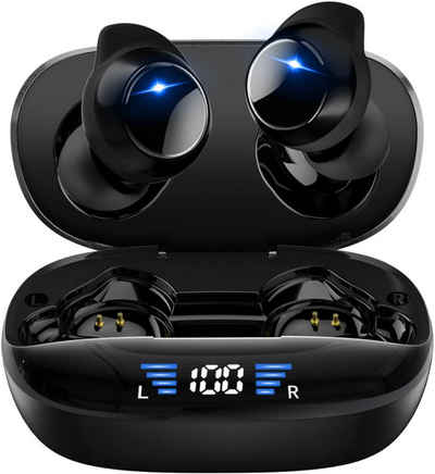 Xmenha wasserdichte IPX7, Deep Bass LED-Anzeige In-Ear-Kopfhörer (Smart Touch Control ermöglicht einfache Steuerung, kompatibel mit einer Vielzahl von Geräten., Fortschrittliche Drahtlose klare Anrufe, Hi-Fi Sound, lange Spielzeit)