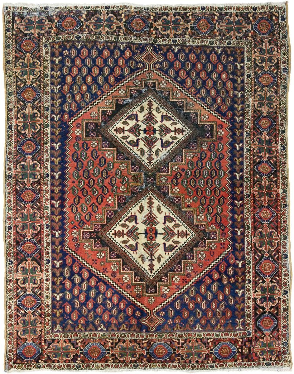 Trading, rechteckig, 131x171 Handgeknüpfter Orientteppich 12 Nain mm Höhe: Senneh Orientteppich / Perserteppich,