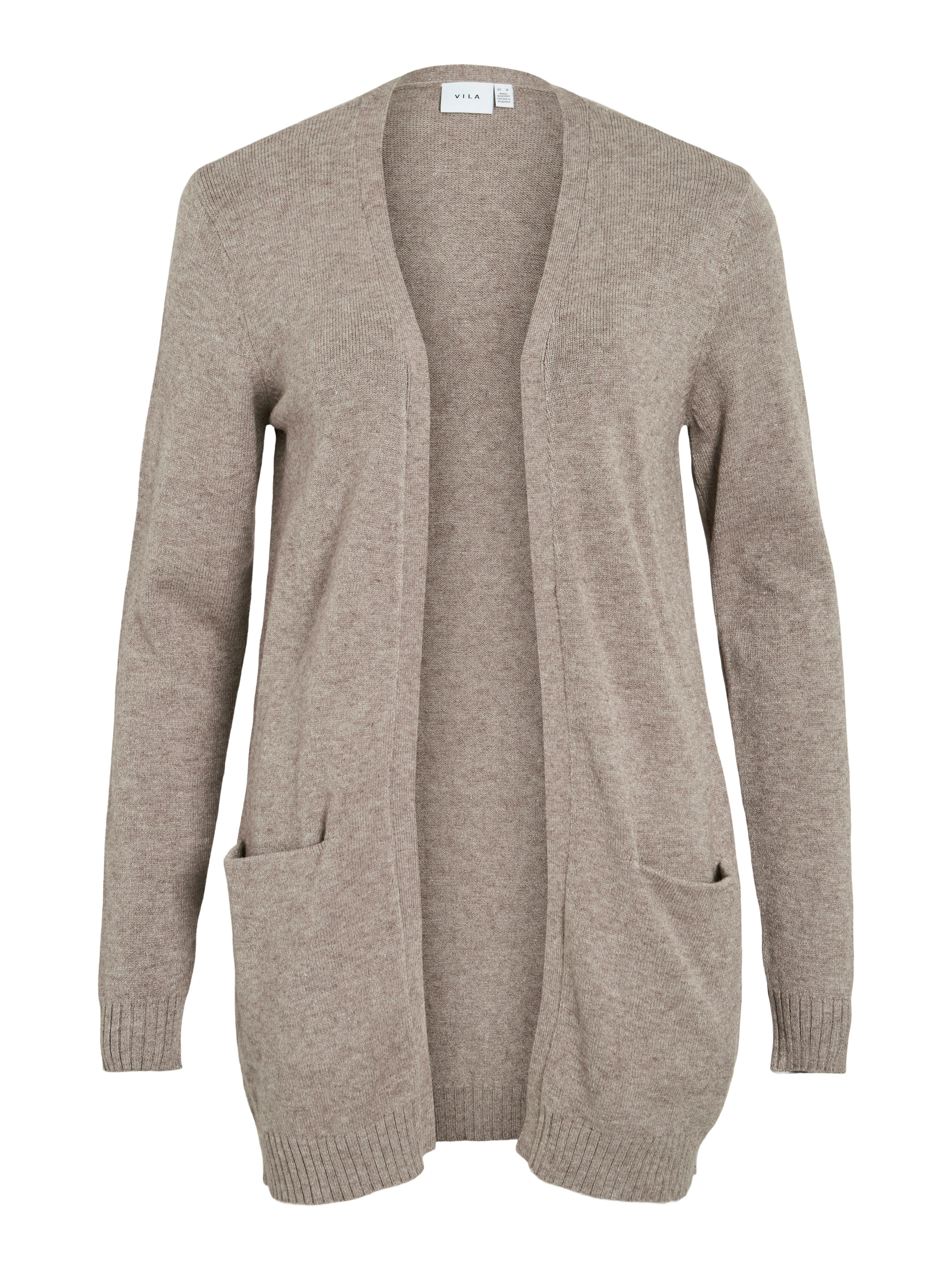 Vila Strickjacke VIRIL OPEN L/S KNIT CARDIGAN - NOOS Viskosemischung, regular fit – Bild 4 von 5