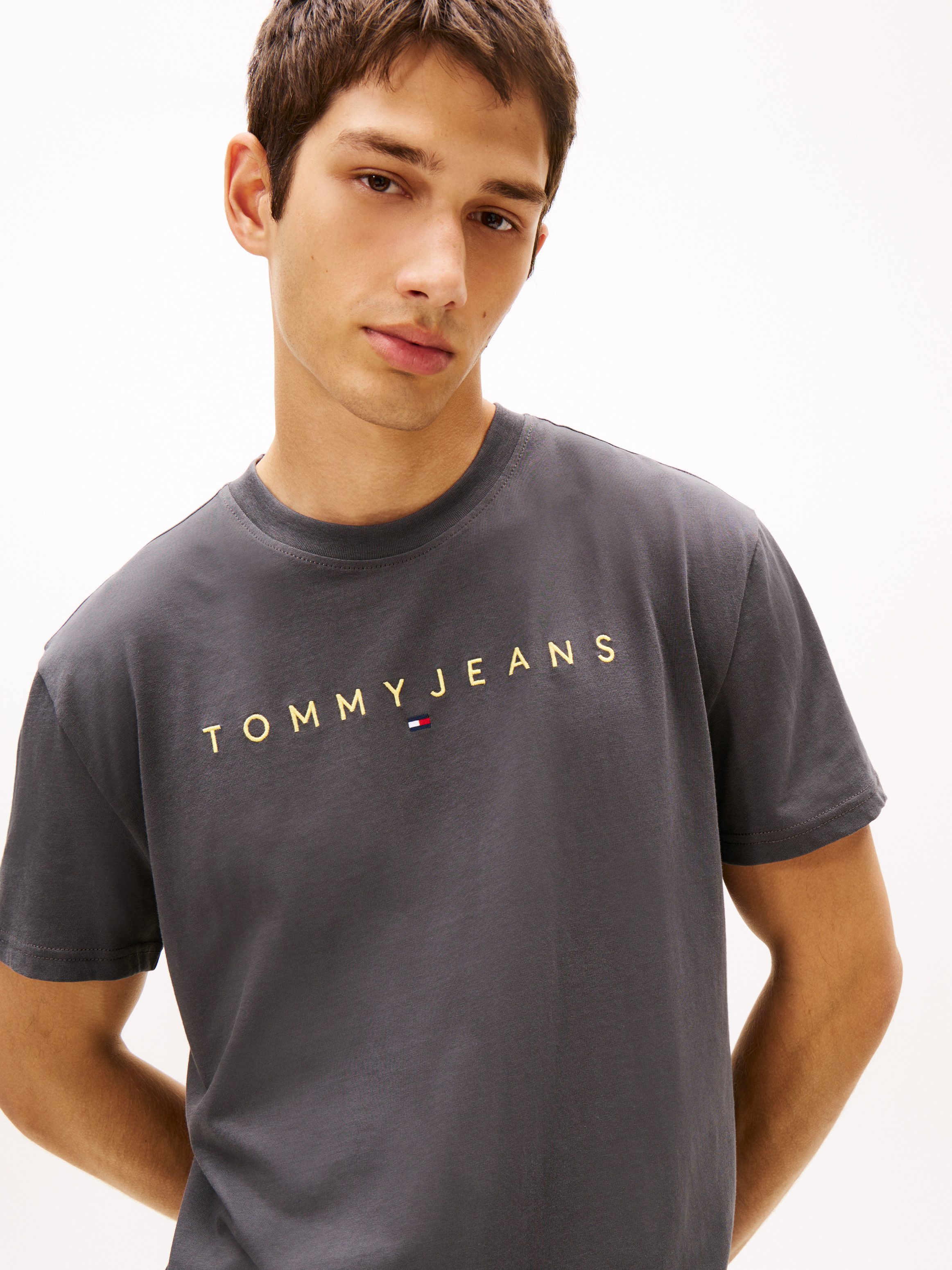 Tommy Jeans T-Shirt TJM REG LINEAR LOGO TEE EXT günstig online kaufen
