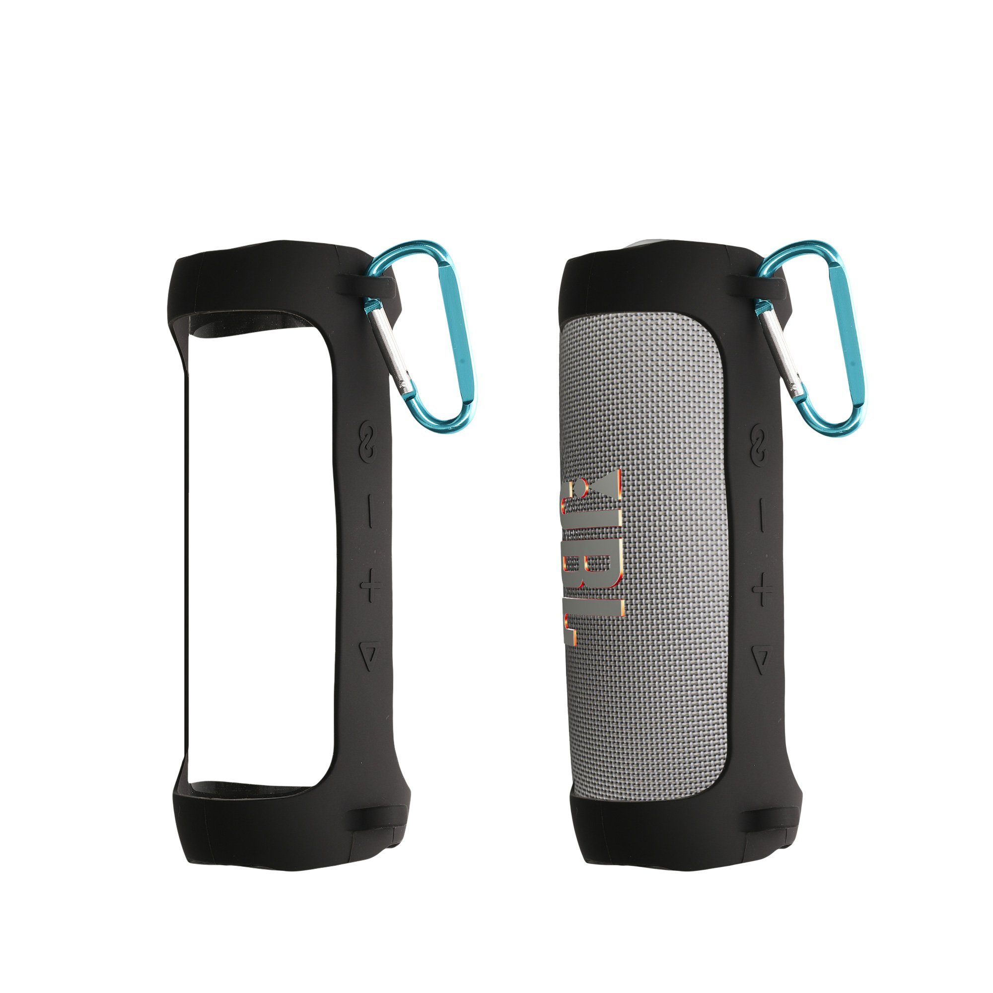kwmobile Lautsprecher-Hülle Silikon Hülle für JBL Flip 6 / Flip 5, Schutzhülle für Mini Speaker