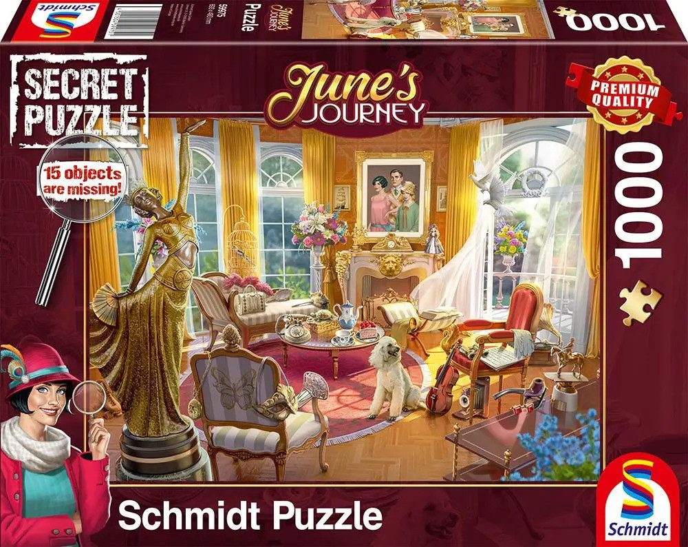Schmidt Spiele Puzzle Salon des Orchideenanwesens, 1000 Puzzleteile günstig online kaufen