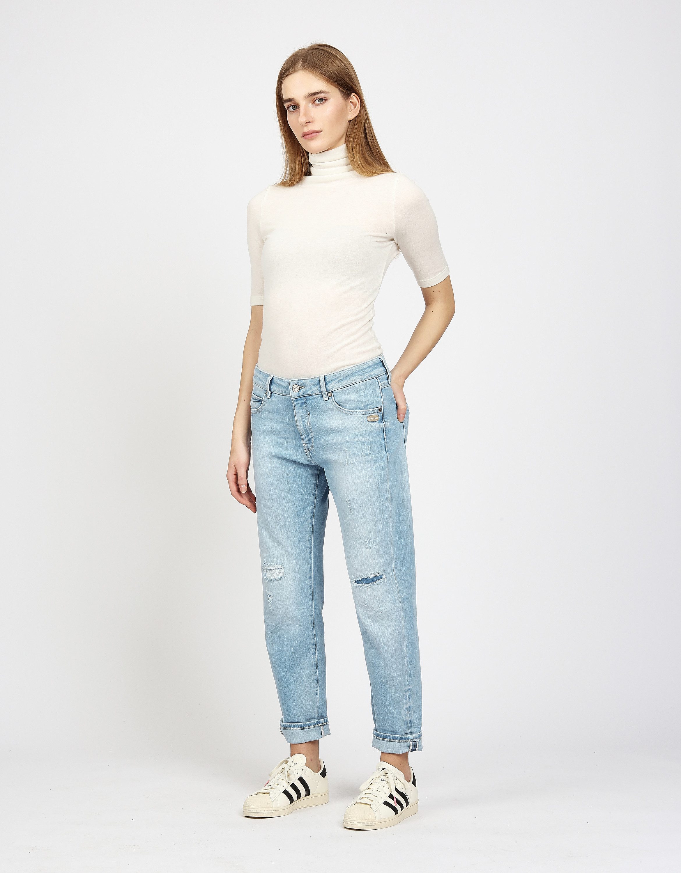GANG Boyfriend-Jeans GANG Jeans Boyfriend 94NADIA CROPPED günstig online kaufen