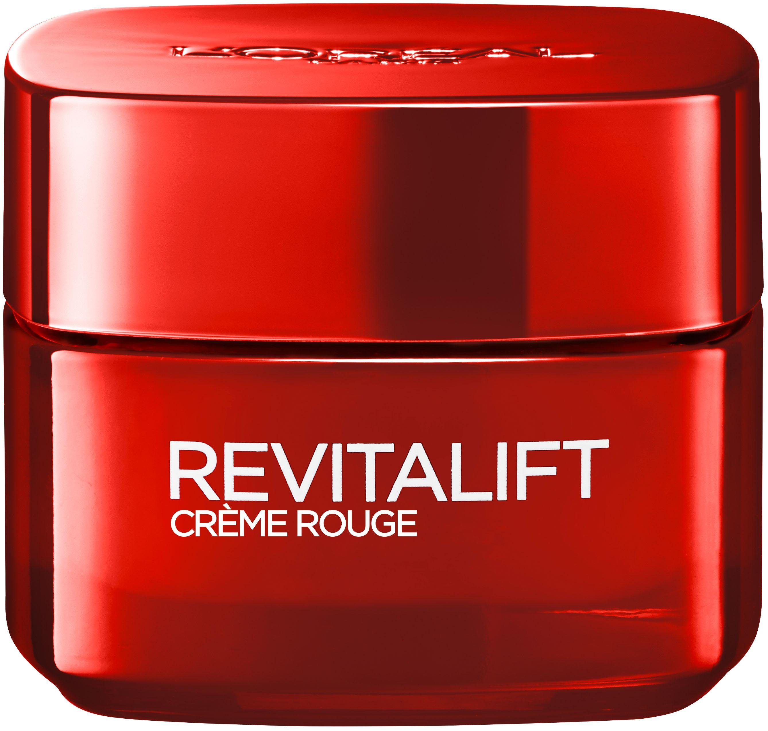 L'ORÉAL PARIS Tagescreme REVITALIFT KLASSIK CRÈME ROUGE, bekämpft Anzeichen von Müdigkeit, mildert Falten, strafft die Haut