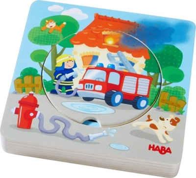Haba Puzzle Holzpuzzle Feuerwehr-Einsatz (Kinderpuzzle), Puzzleteile