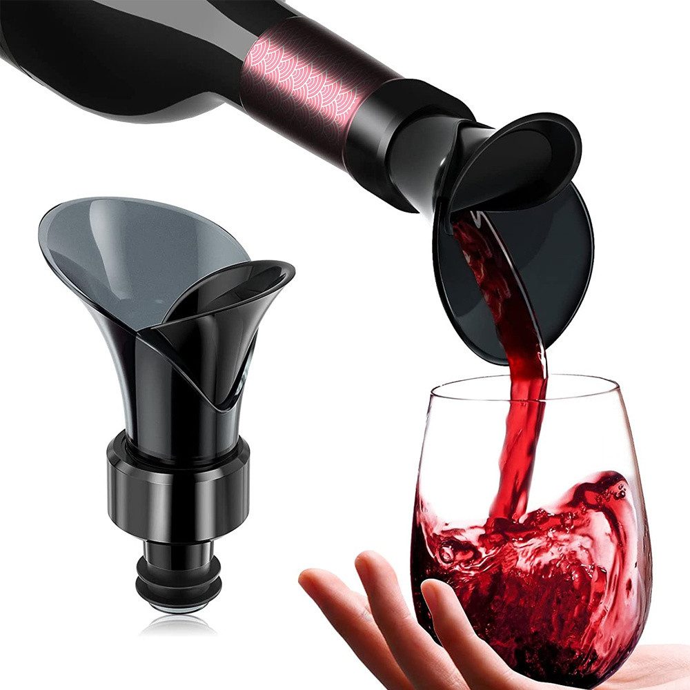 VERK GROUP Getränkespender 2-in-1-Flaschen-Alkoholspender für Wein, Wodka
