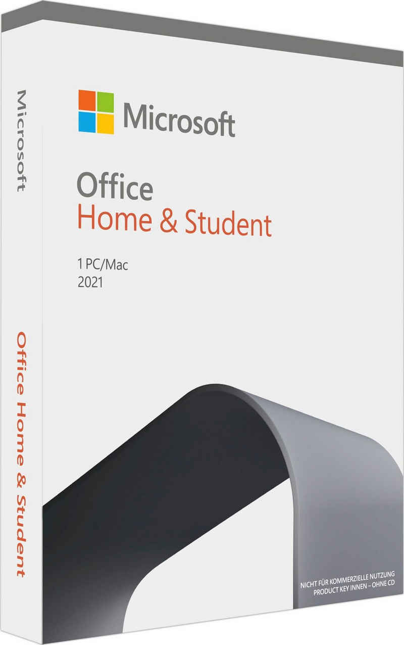 Microsoft original Microsoft Office Home & Student 2021 für 1 PC/Mac, (Officeprogramm, Lizenzschlüssel)