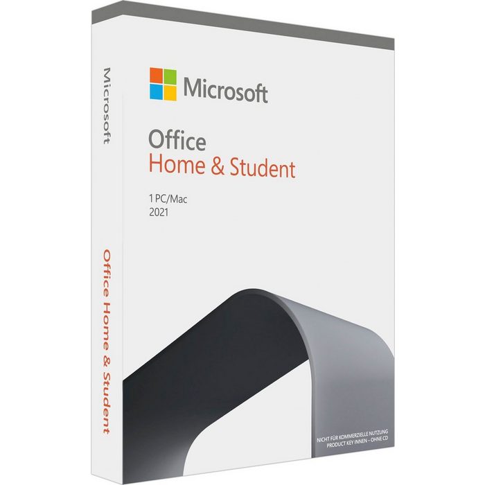 Microsoft original Microsoft Office Home & Student 2021 für 1 PC/Mac (Officeprogramm Lizenzschlüssel)