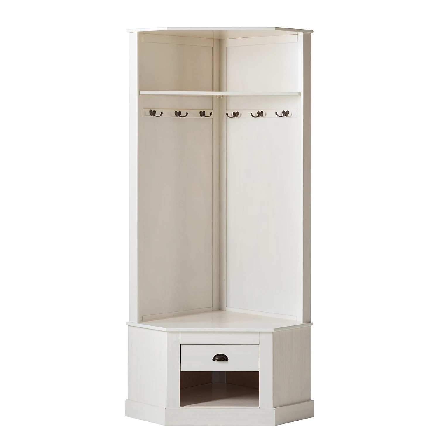 loft24 Kompaktgarderobe Tommy Garderobe, Dielenmöbel, Kiefer, günstig online kaufen
