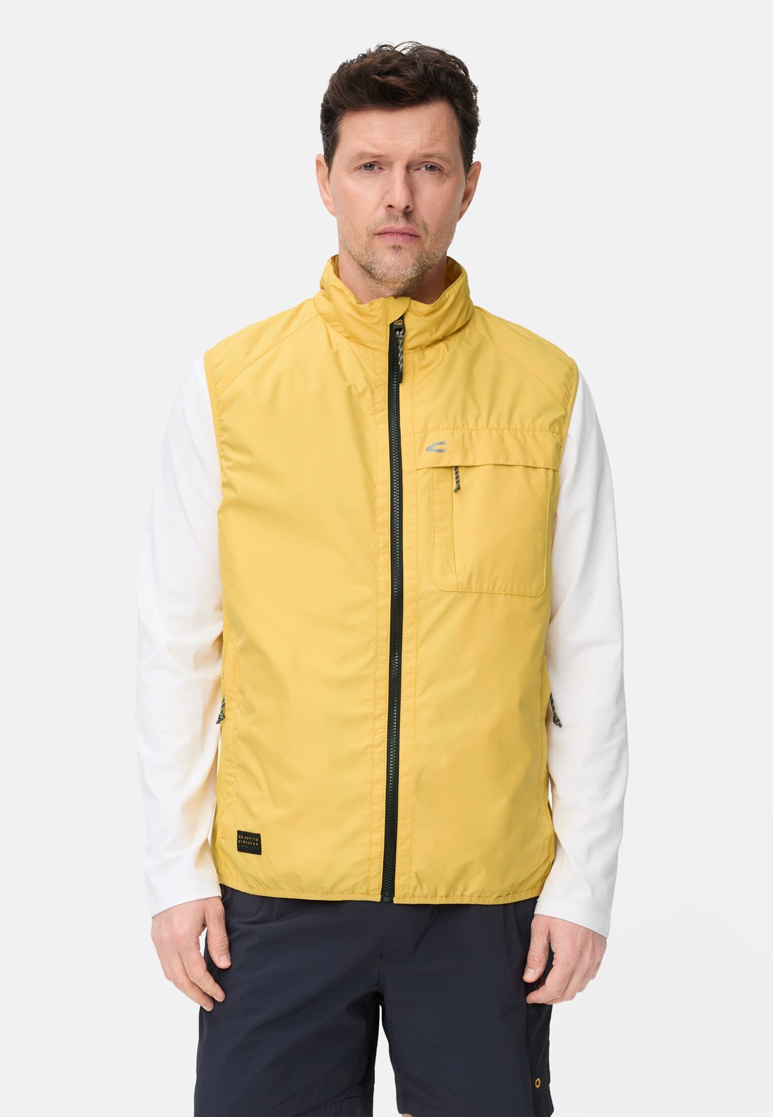 camel active Funktionsweste Outdoor Weste aus wasserabweisendem Material Weste_Outdoor-Weste