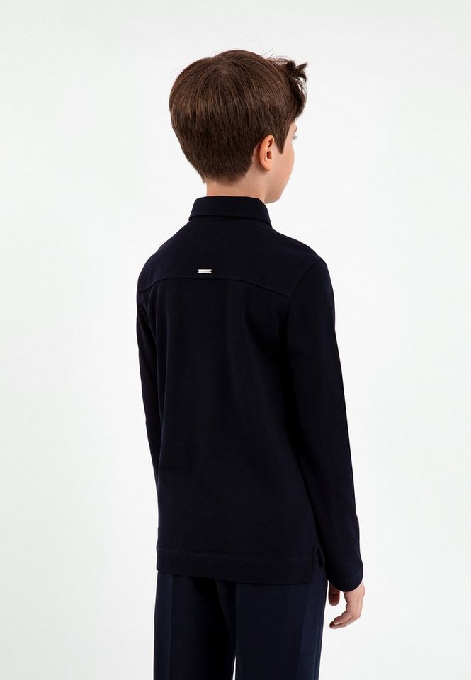 Gulliver Poloshirt mit langen Ärmeln, Vielseitig kombinierbar zu  Stoffhosen, Jeans oder Shorts