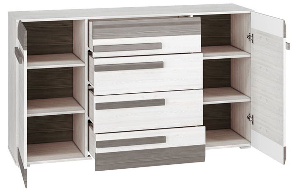 cm cm cm / 165 Feldmann-Wohnen 42 Blanco, Sideboard 96 B/T/H: /