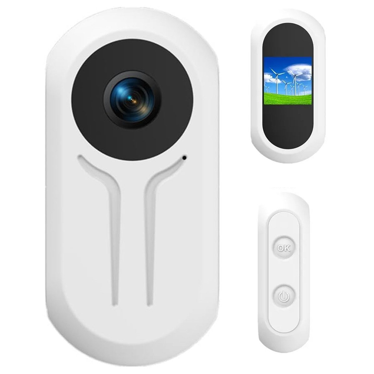 Welikera Mini Kamera,Mini Action Cam,Full HD,1080P,mit Magnet Outdoor-Kamera (Spritzwassergeschützt,2 Stunden Akkulaufzeit,USB-Aufladung)