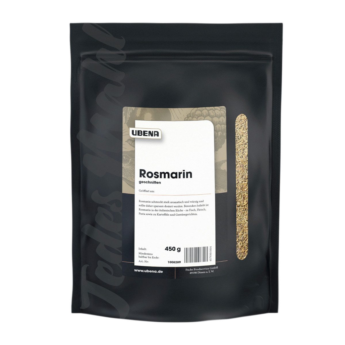 UBENA Gewürz, Ubena Rosmarin geschnitten eine aromatische Zutat Zipbeutel 450g