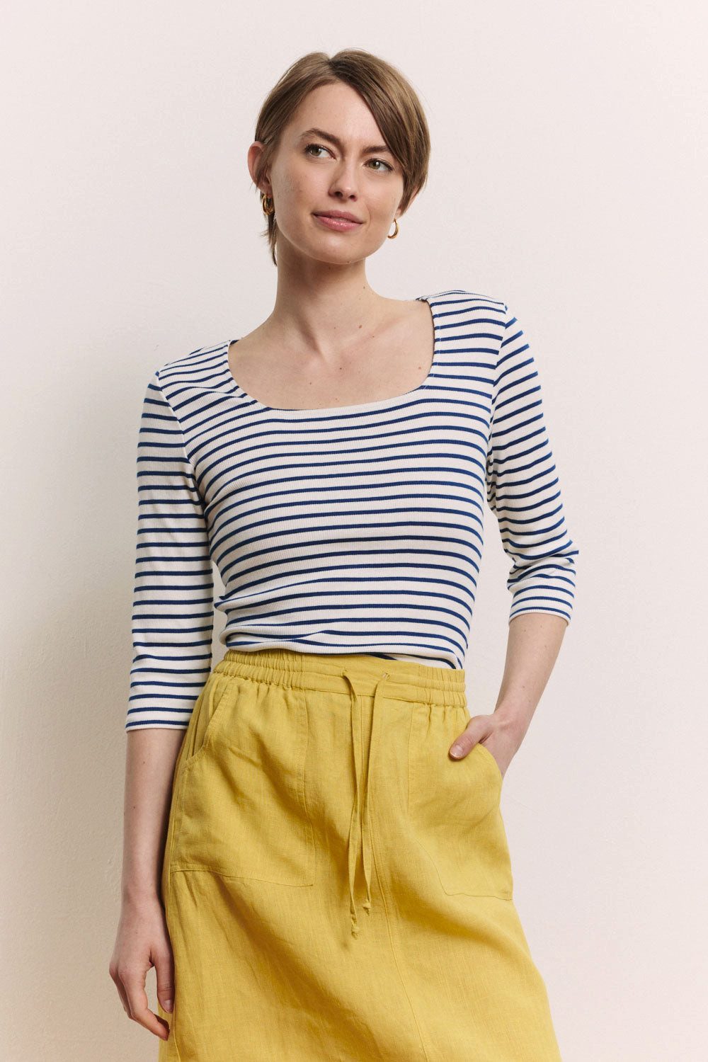 Tranquillo T-Shirt Jerseyshirt Loolly aus Tencel™ mit 3/4 Arm Nachhaltiges günstig online kaufen
