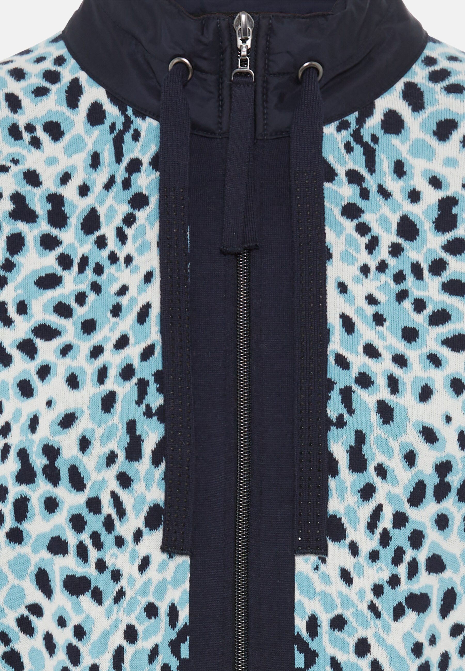Olsen Cardigan im Material-Mix