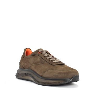 Celal Gültekin 395-2800 Khaki Nubuck Casual Shoes Schnürschuh