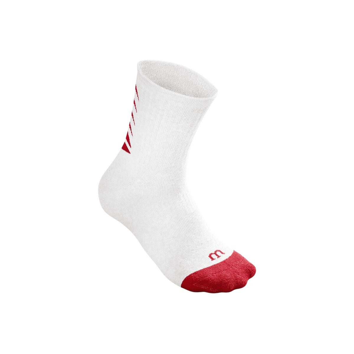 Wilson Tennissocken Crew schwarz/weiss/grau Kinder - 3 Paar
