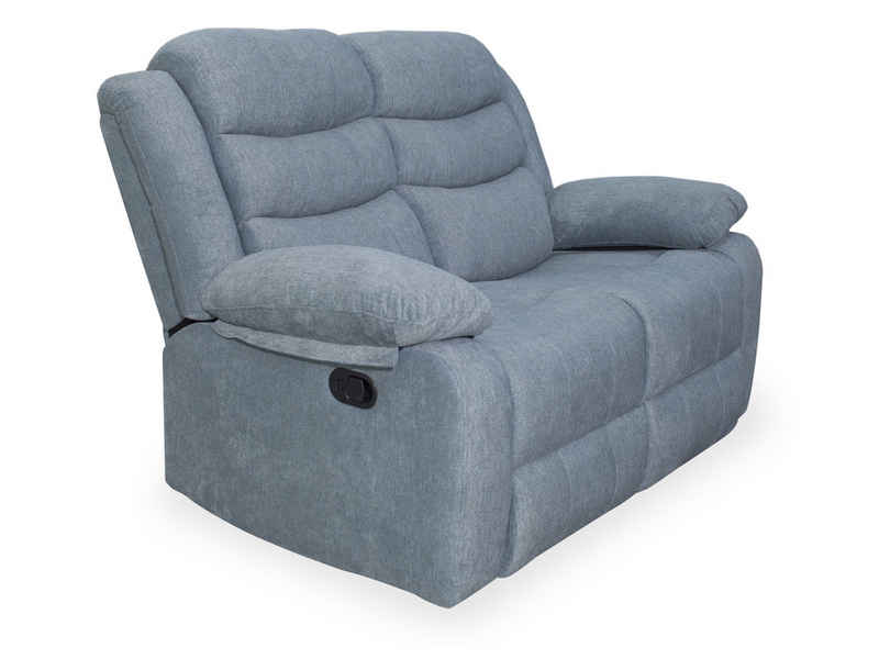 HARPER Sofa Sofa 2 Sitzer HARPER HUAMBO (BHT 142x95x98 cm) BHT 142x95x98 cm grau