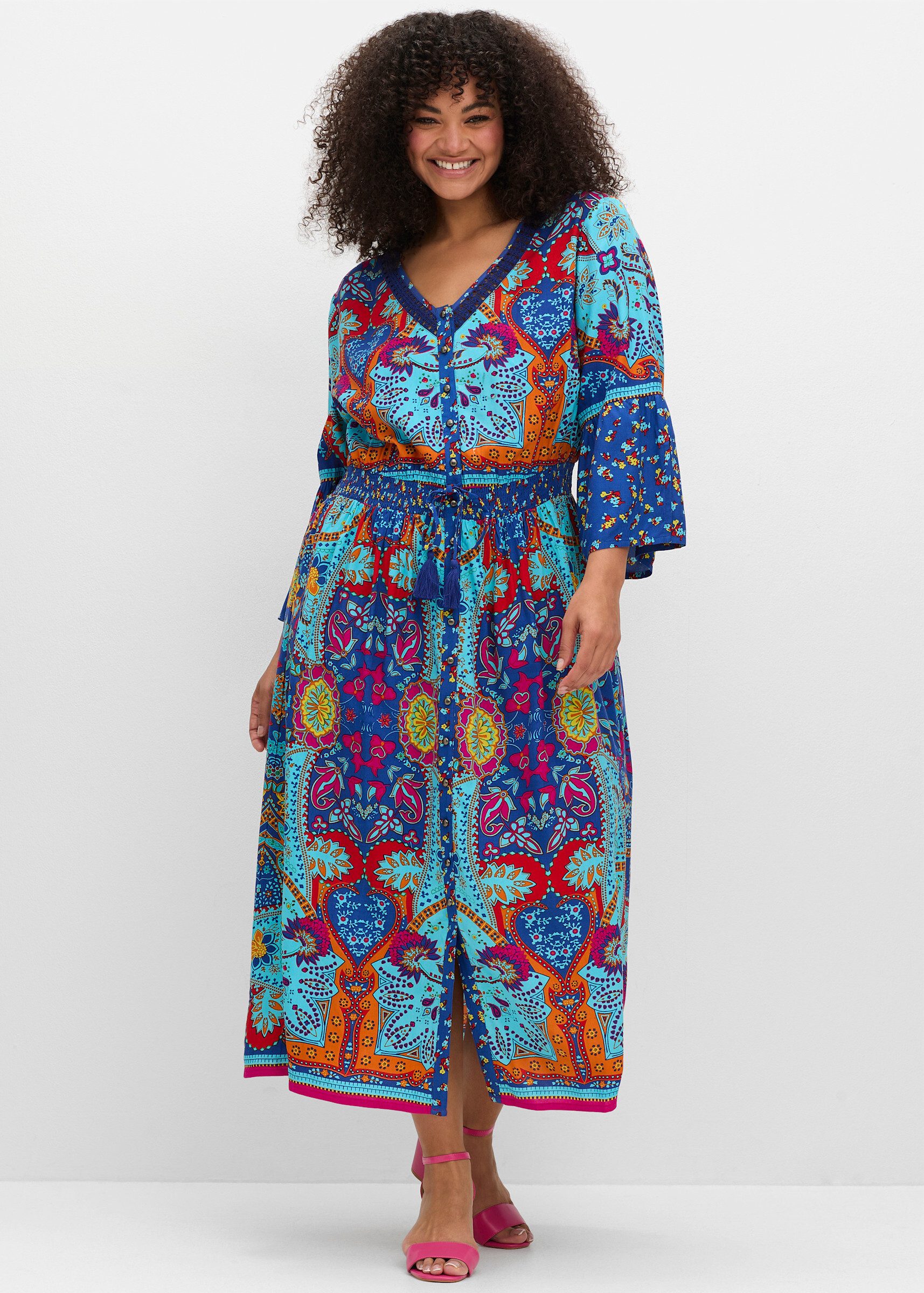 sheego by Joe Browns Etuikleid Maxikleid