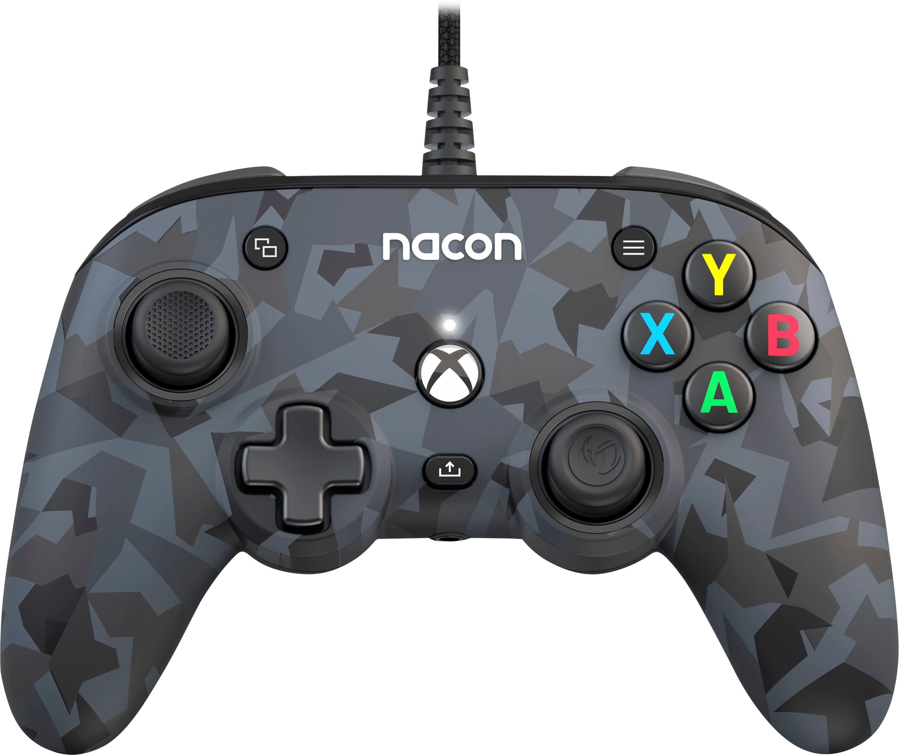 nacon NA010343 Xbox Compact Controller PRO, kabelgebunden, 3D-Klang Gaming-Controller (personalisierbar, camoflage urban)