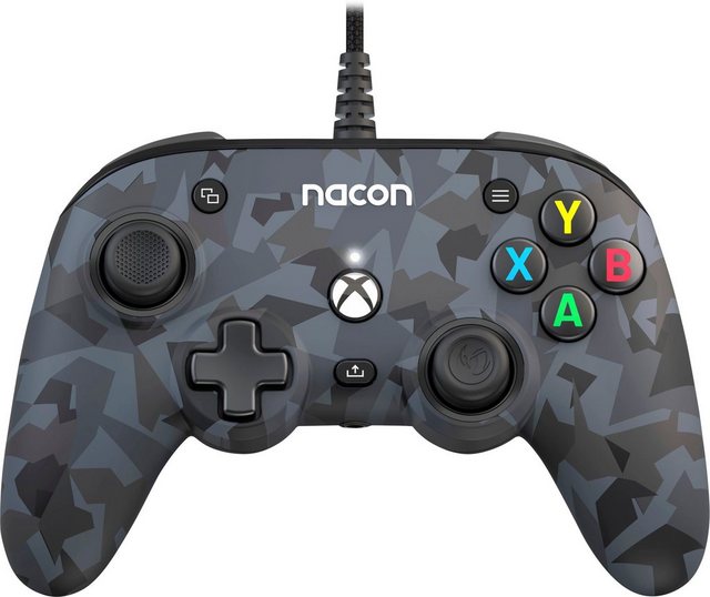 nacon »NA010343 Xbox Compact Controller PRO, kabelgebunden, 3D-Klang, personalisierbar, camoflage urban« Gaming-Controller (Controller mit Dolby Atmos® für Headsets)