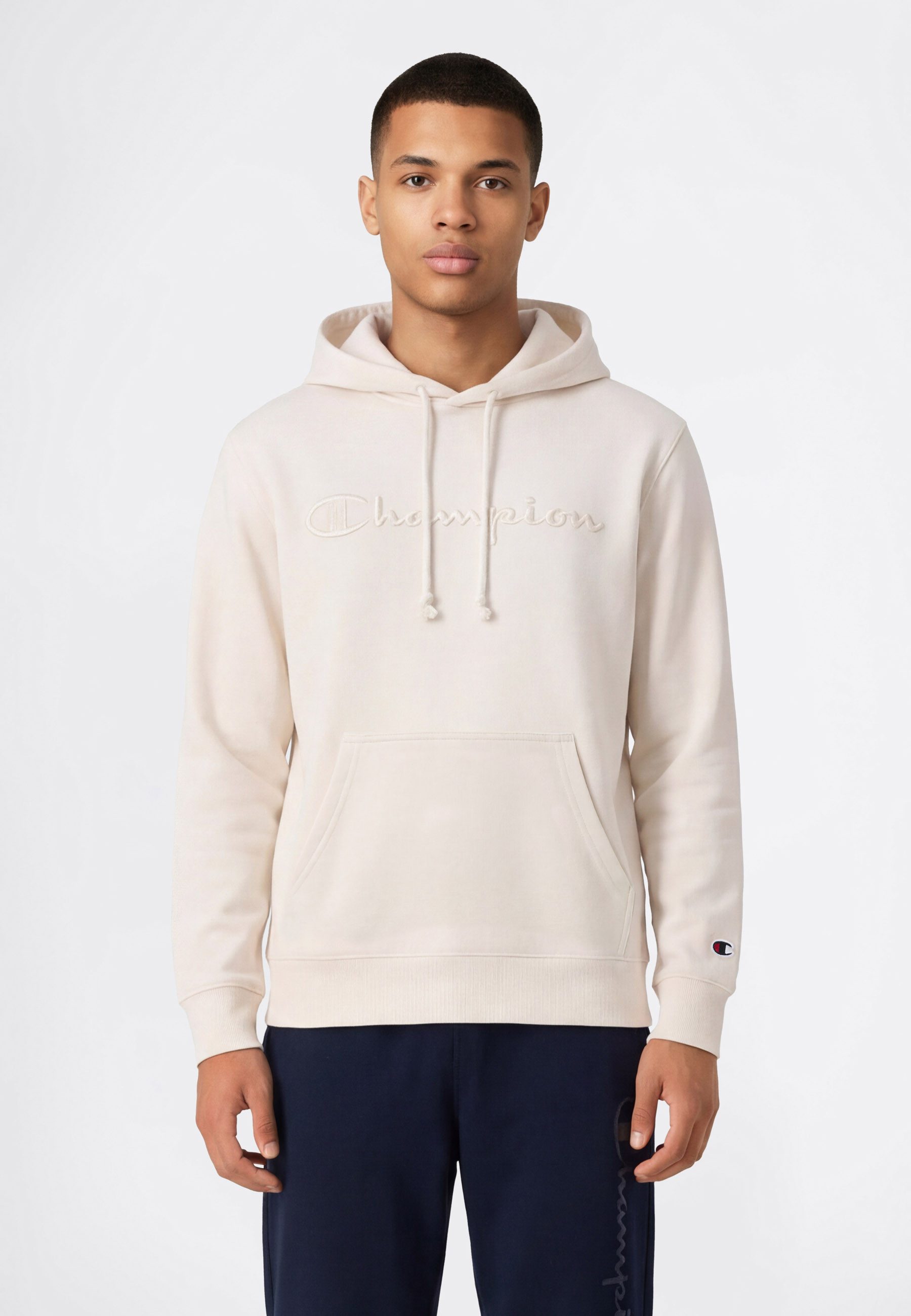 Champion Kapuzensweatshirt ICONS TONAL Terry Hoodie with Big Logo mit Kapuze, Langarm-Design, aus Baumwolle und Polyester