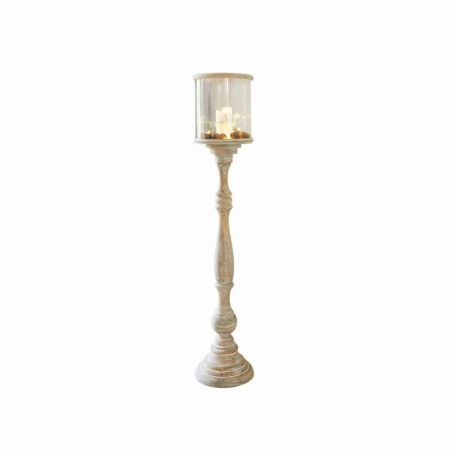 Windlicht Kerzenständer Passion antikbeige