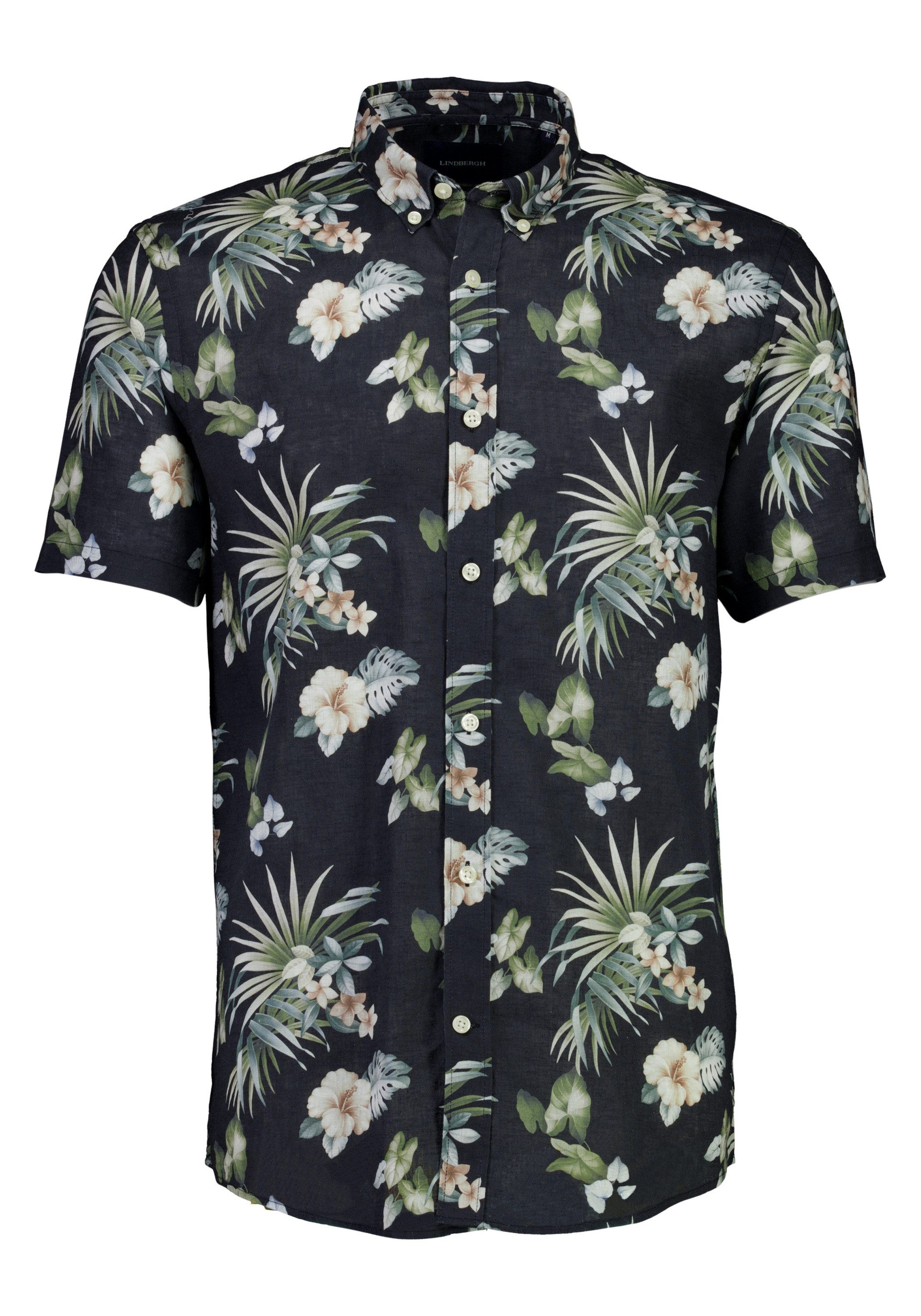 LINDBERGH Leinenhemd Leinenhemd (Kurzarm) Relaxed Fit