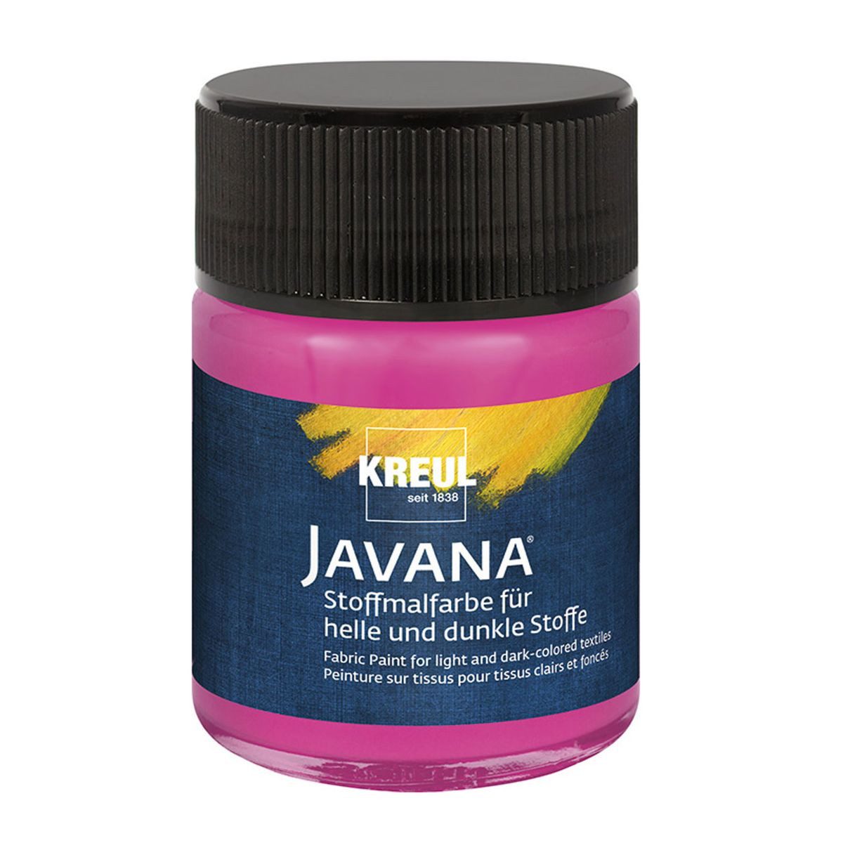 C. KREUL Stoffmalfarbe KREUL Stoffmalfarbe JAVANA magenta 50ml Glas