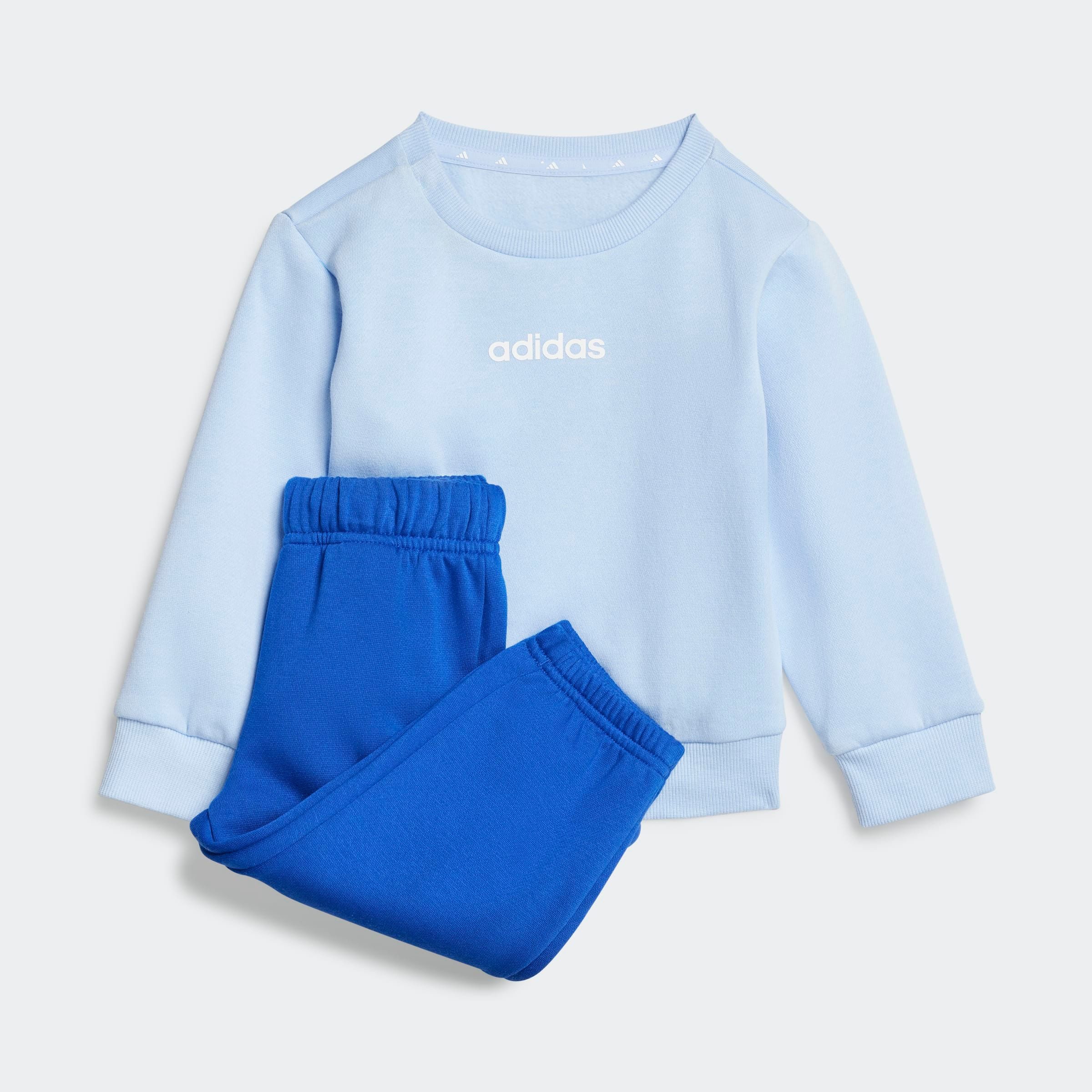 adidas Sportswear Trainingsanzug ESSENTIALS KIDS (2-tlg), für Babys, sportlicher Zweiteiler, 2-teiliges Set