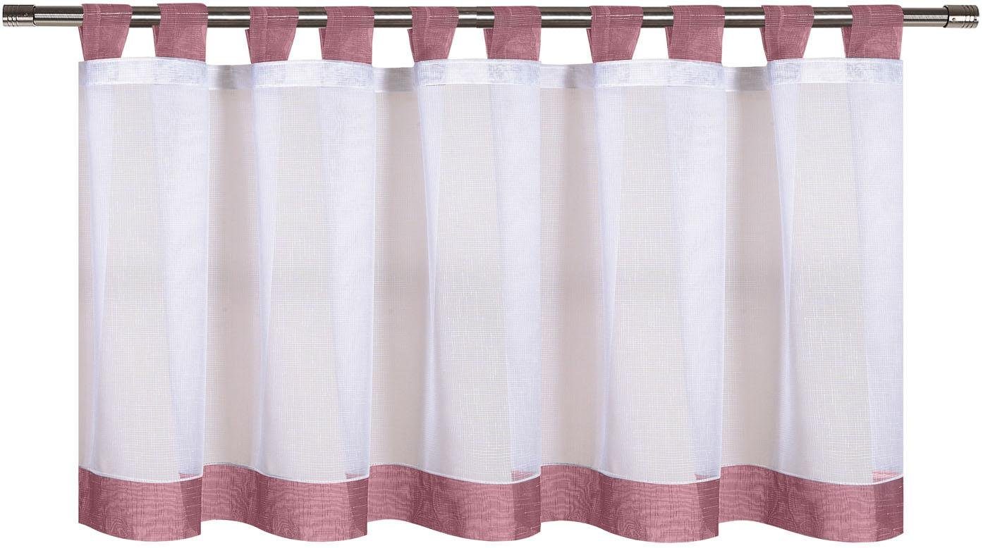 Happy Home Scheibengardine »CARA«, (1 St.), HxB: 50x150, Webware "Made in G günstig online kaufen