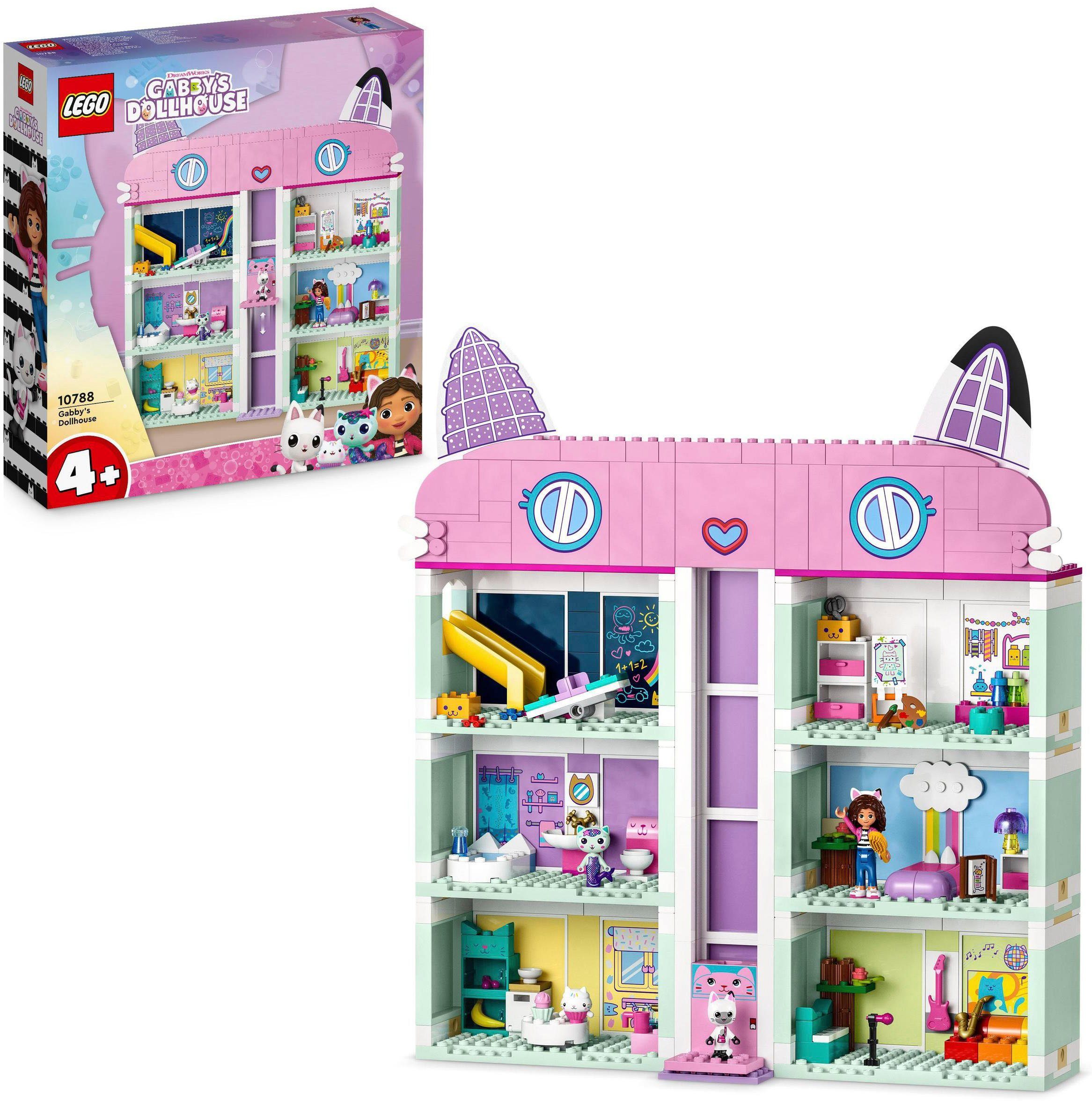 LEGO® Konstruktionsspielsteine Gabbys Puppenhaus (10788), LEGO® Gabby's Dollhouse, (498 St), Made in Europe