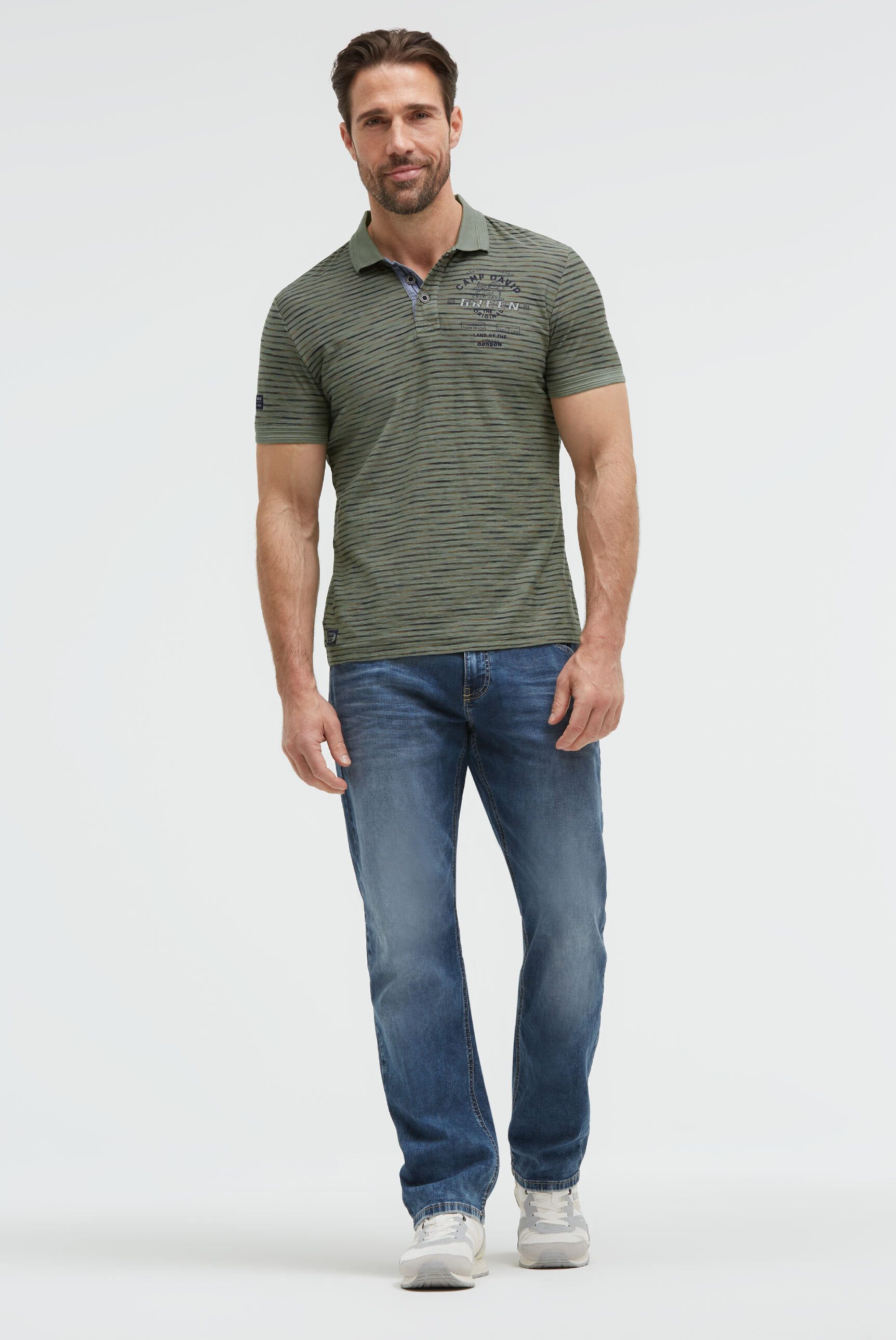 CAMP DAVID Poloshirt aus Baumwolle