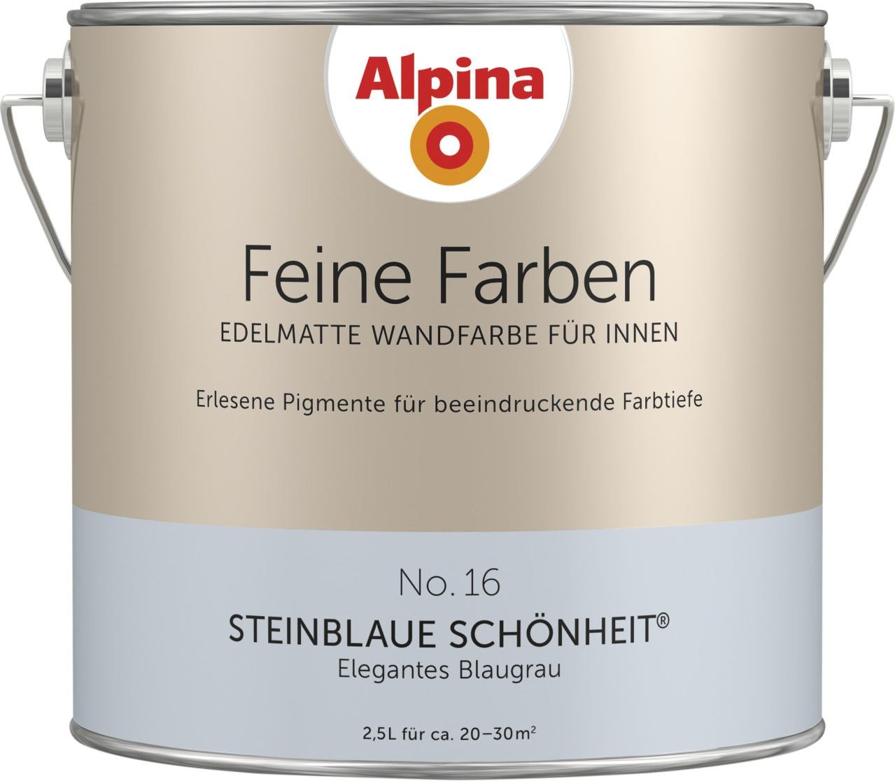 Alpina Wandfarbe Alpina Feine Farben Wandfarbe No. 16 Steinblaue. € 40,19, (€ 16,08 pro 1 l).
