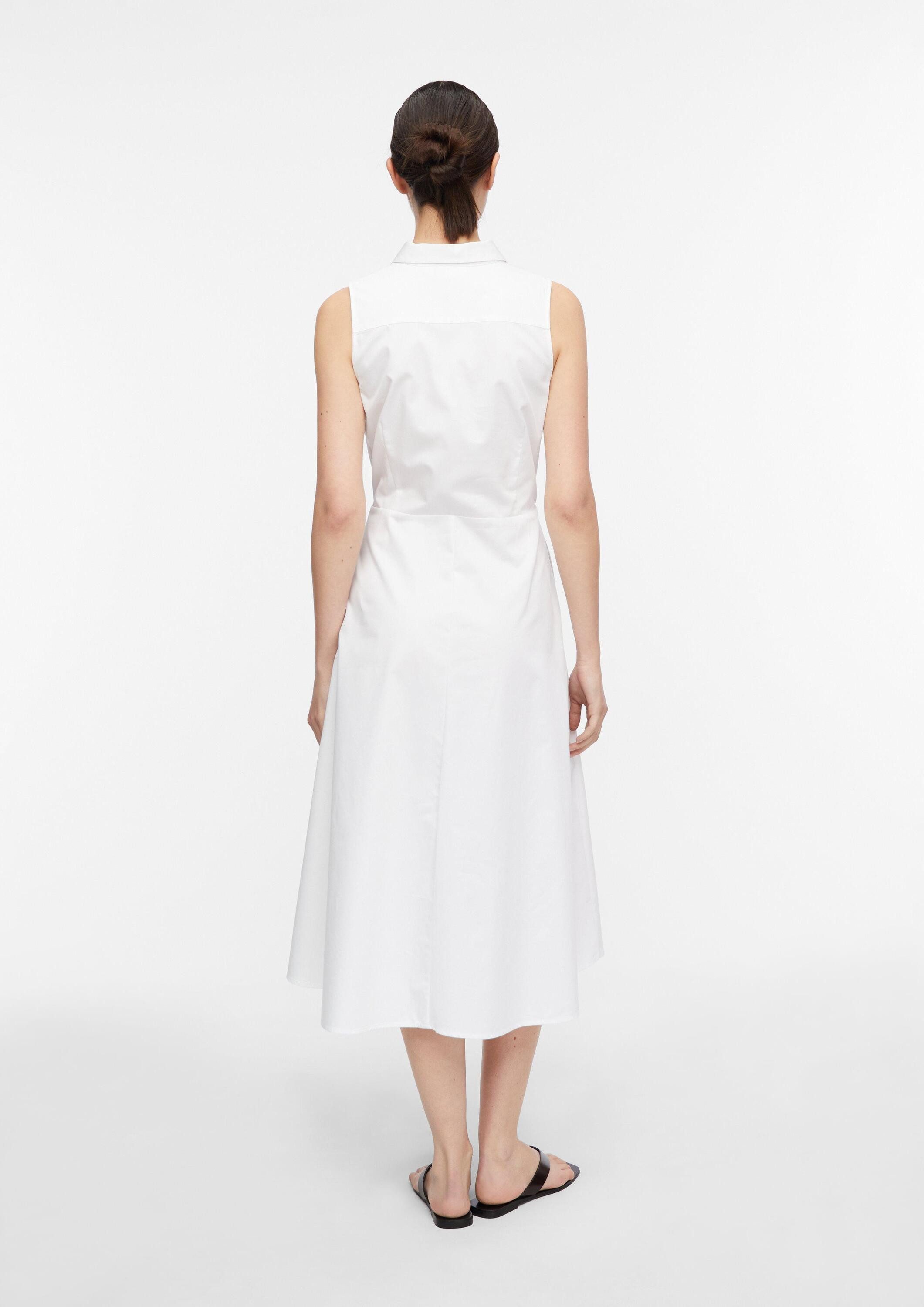 comma Midikleid Kleid Popeline-Kleid mit Schleifen-Detail