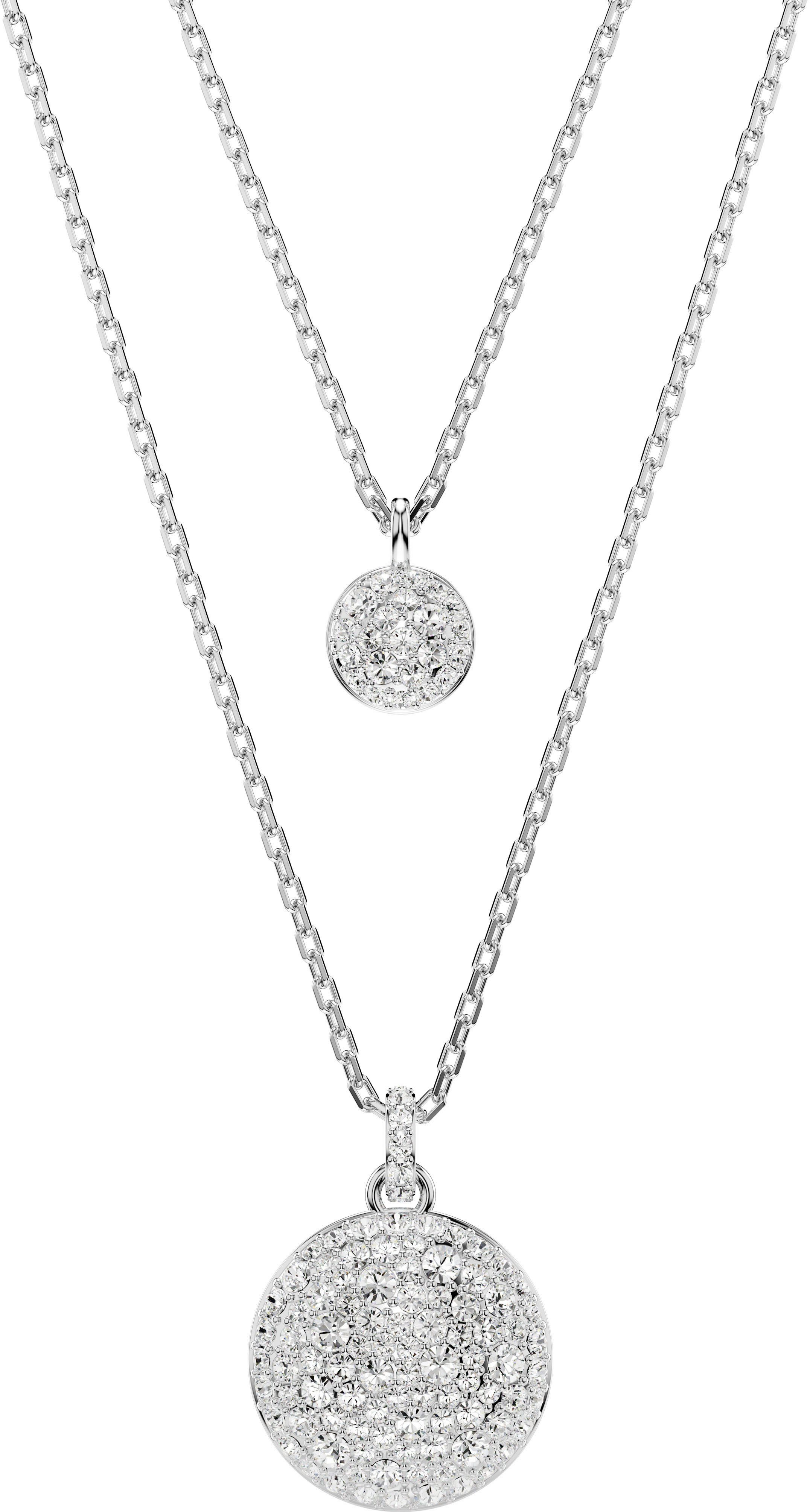 Swarovski Ketten-Set Sublima Round im Lagenlook (Set, 2-tlg), mit Swarovski günstig online kaufen