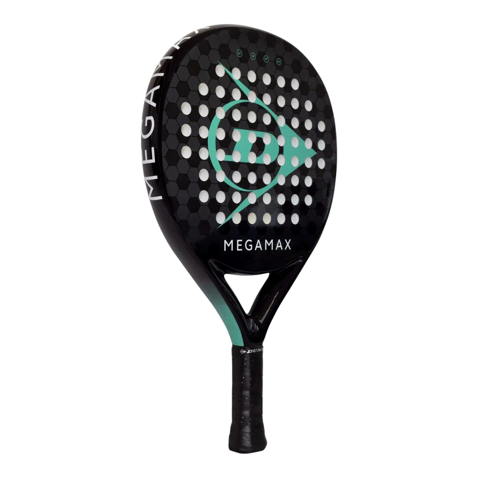 Dunlop Padelschläger Megamax 365g/Rund/Freizeit schwarz