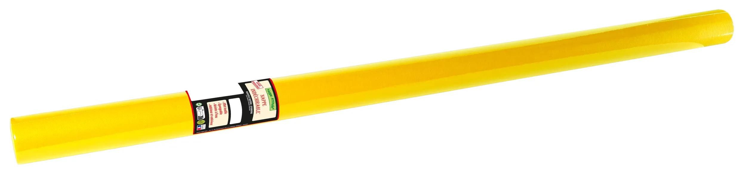 PROnappe Tischband 5x Tischdecke auf Rolle Spunbond, reißfest 6x1,20m Gelb RS021624I