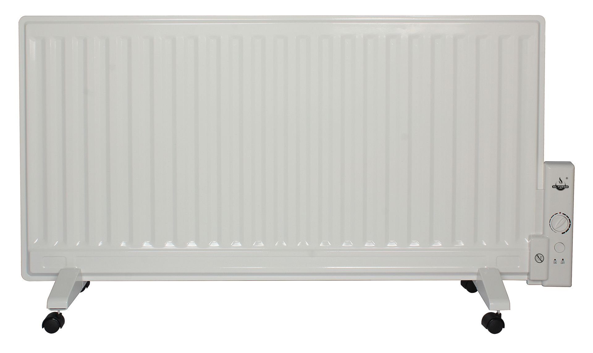 Öl-Panelheizer Elektro-Heizkörper El Fuego weiß 1000 W, AY4964,