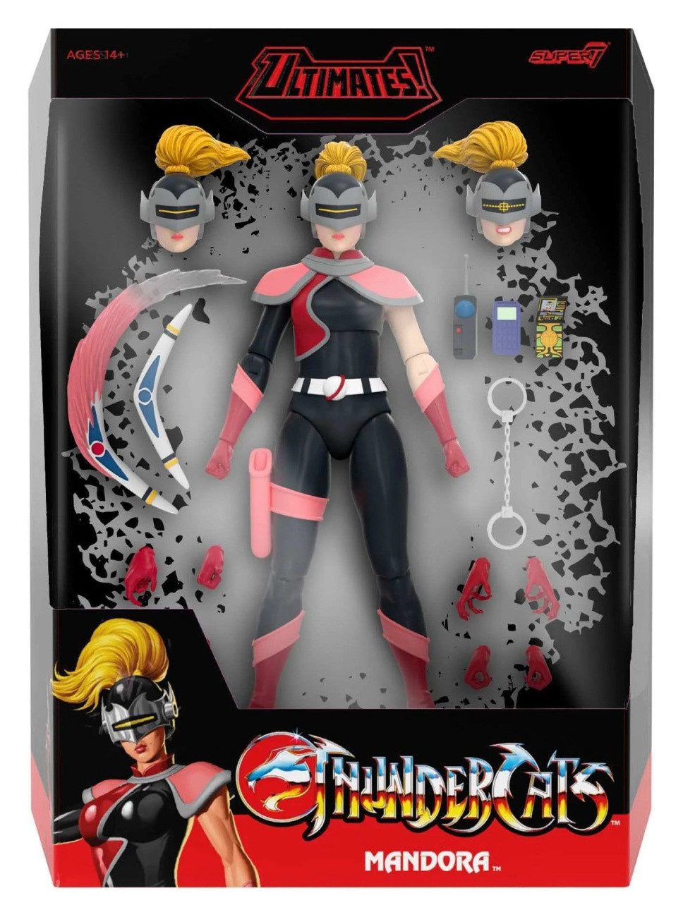 Super7 Actionfigur Thundercats Ultimates Actionfigur Mandora 24 cm