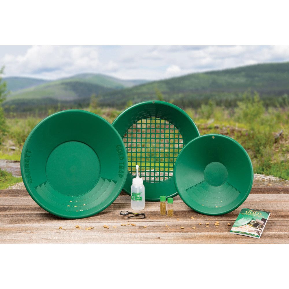 Garrett Metalldetektor Garrett Gold Pan Kit 13275 Goldsucher-Set