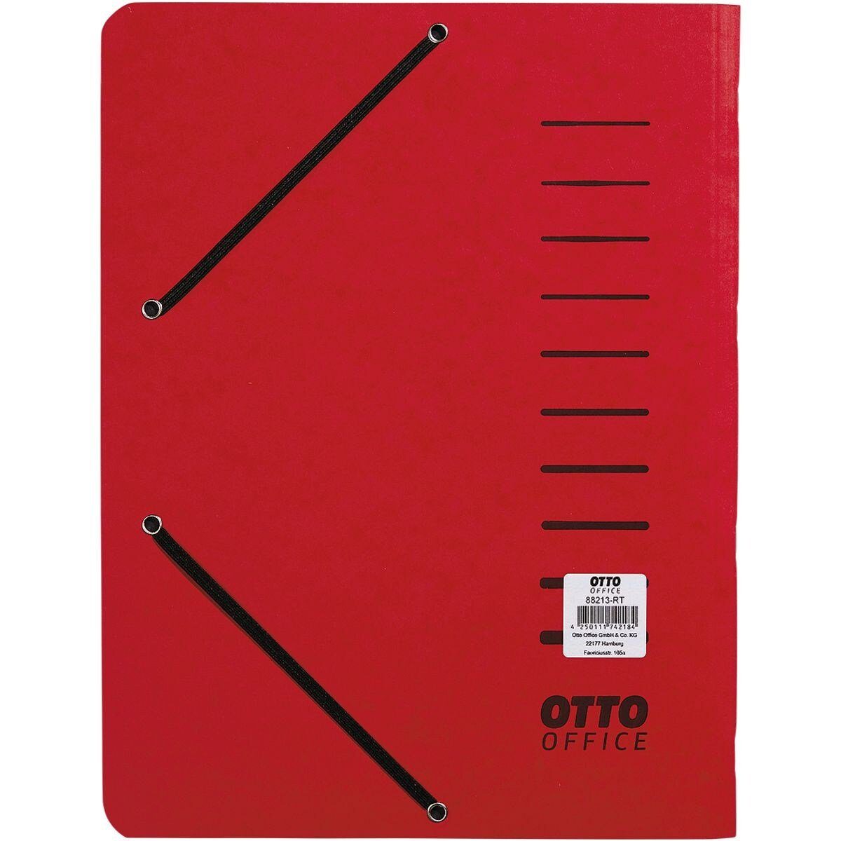 Otto Office Organisationsmappe Standard, Sammelmappe mit 12 Fächern, DIN A4