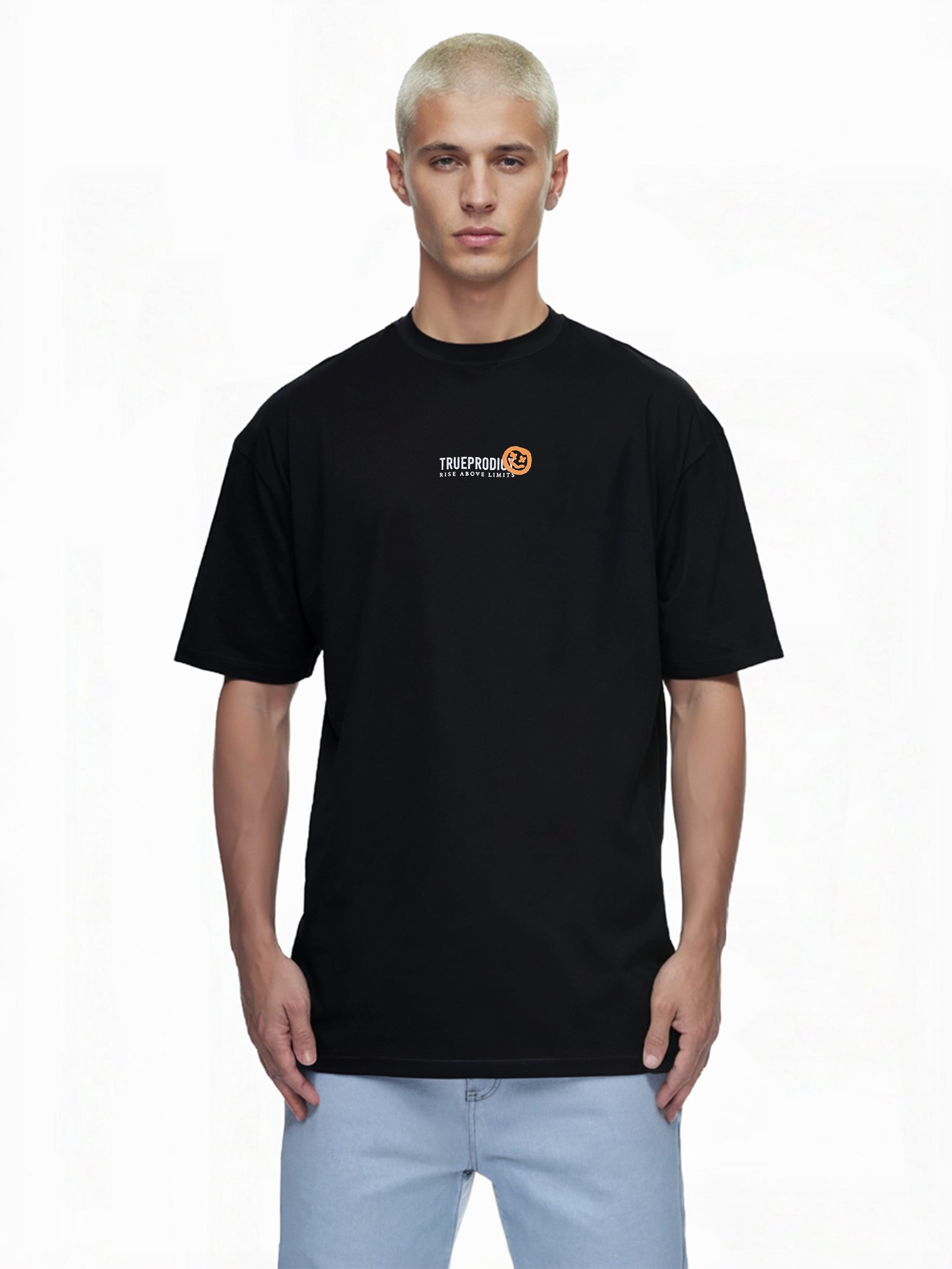 trueprodigy Oversize-Shirt Juniper Logoprint Rundhals dicker Stoff günstig online kaufen