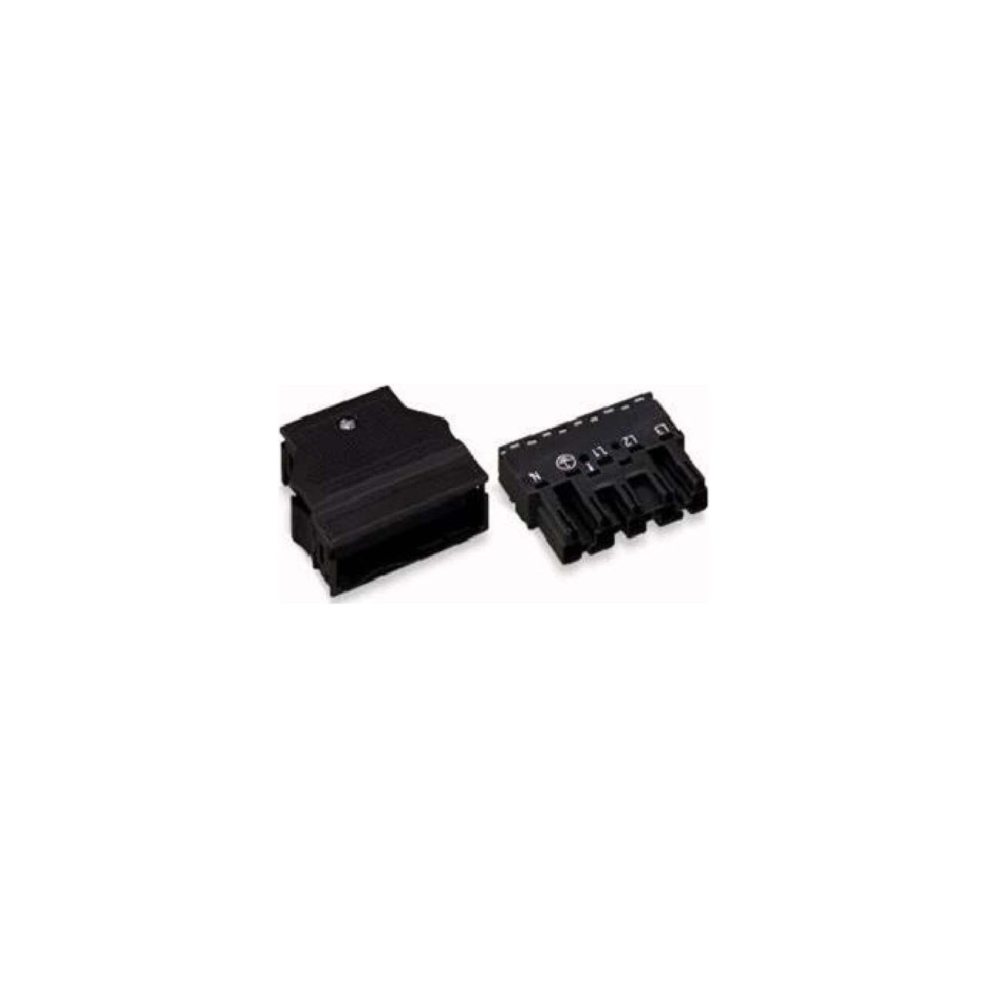 WAGO Steckdose WAGO GmbH& Co. KG Stecker 2x0,5-4mmq schwarz 770-115