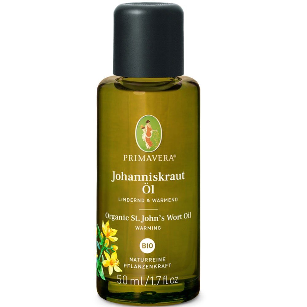 Primavera Life GmbH Massageöl Johanniskraut Öl bio, 50 ml