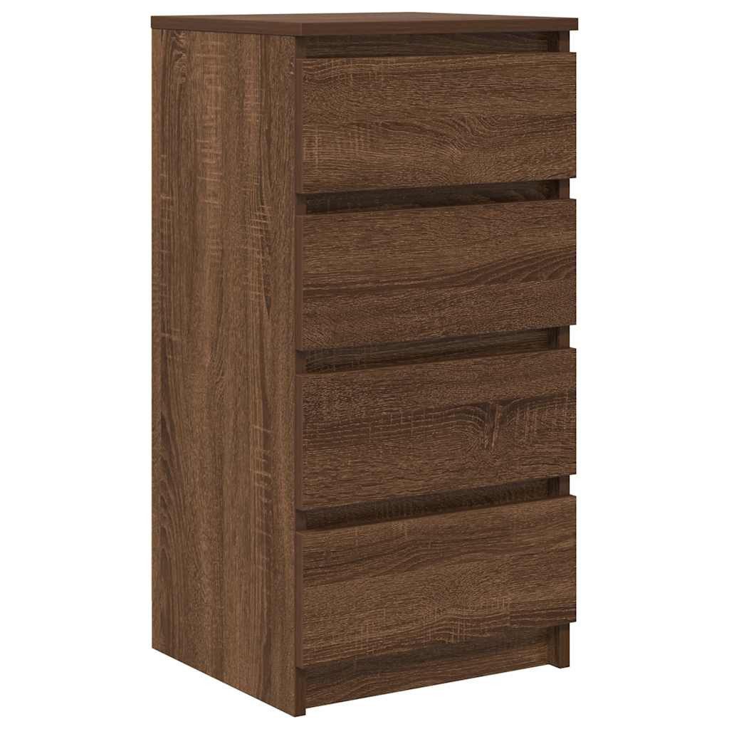 Sideboard Sideboard Braun Eichen-Optik 37,5x35x76 cm Holzwerkstoff